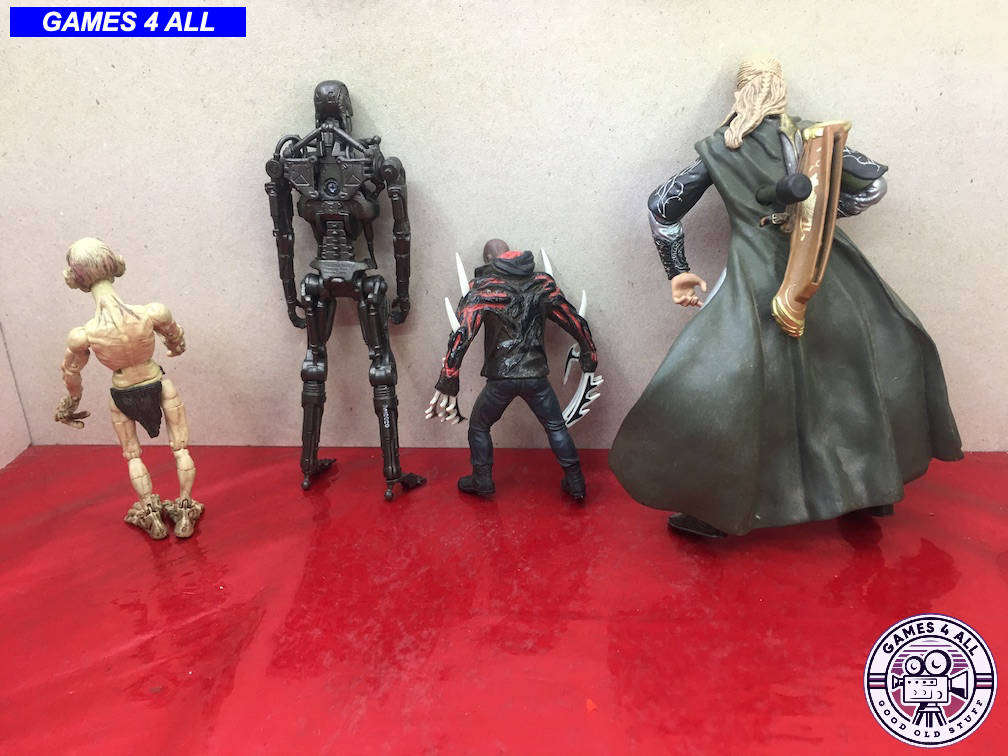 3 Movie + 1 Video Game Action Figures