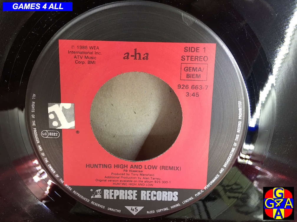 a-ha - hunting high and low (remix) 929 663-7