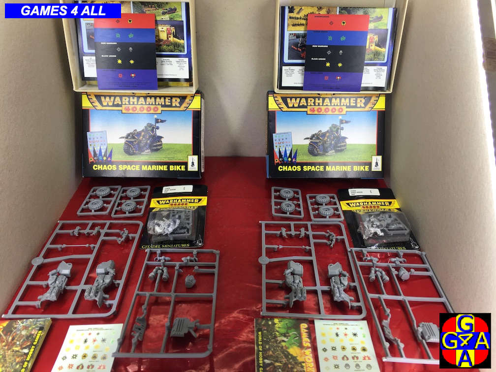 2 NEW !!! Warhammer 40000 Chaos Space Marine Bike - ONE BID FOR BOTH