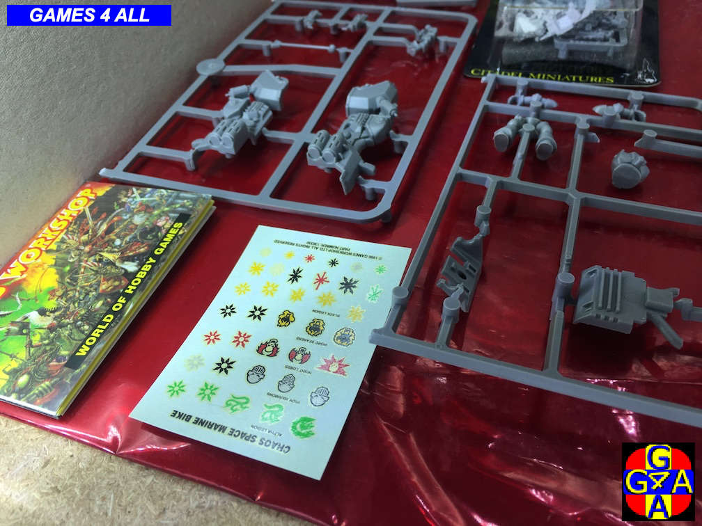 2 NEW !!! Warhammer 40000 Chaos Space Marine Bike - ONE BID FOR BOTH