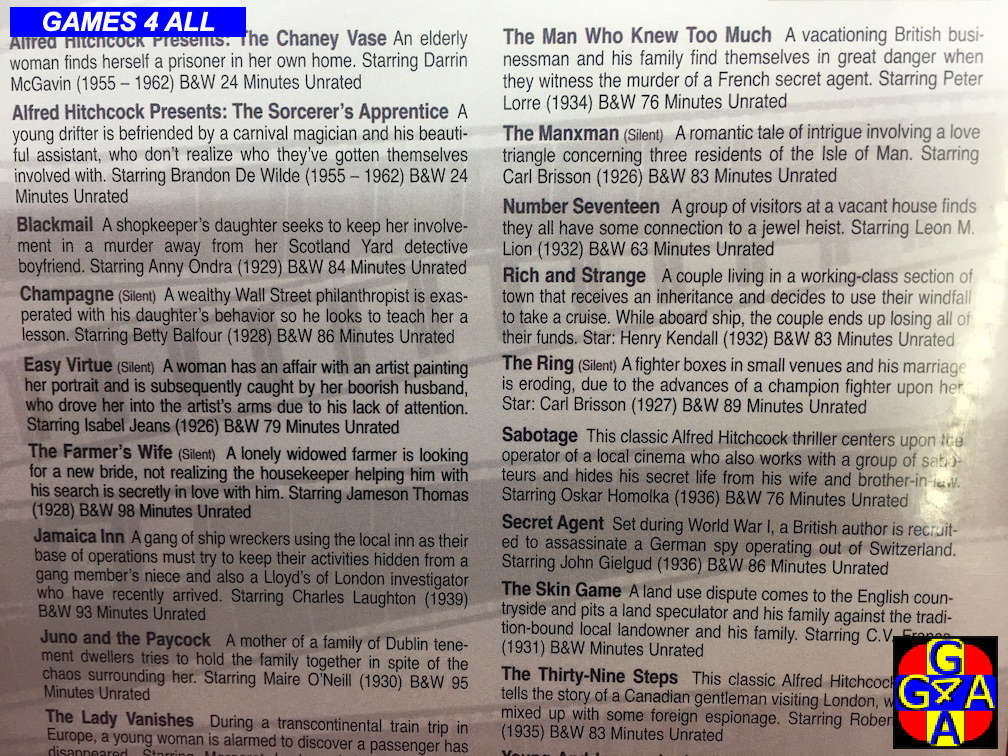 Alfrid Hitchcock - The Legend Begin (4 DVD's)