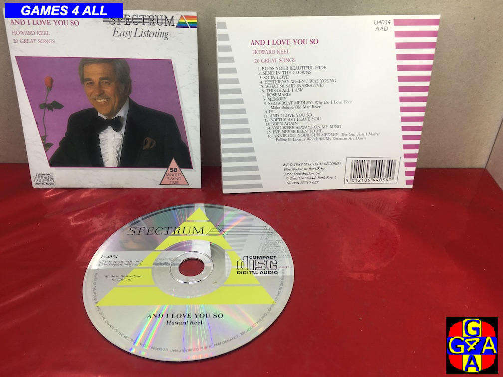 Howard Keel: And I love you so