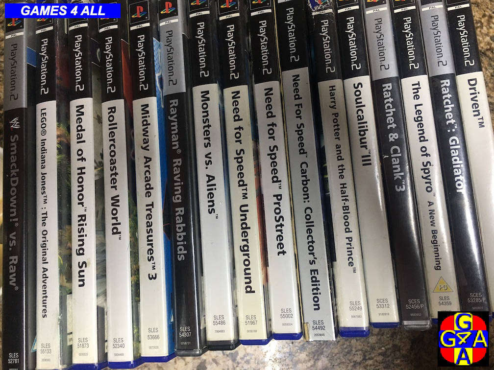 16 Playstation 2 Games - ONE BID FOR ALL!!!
