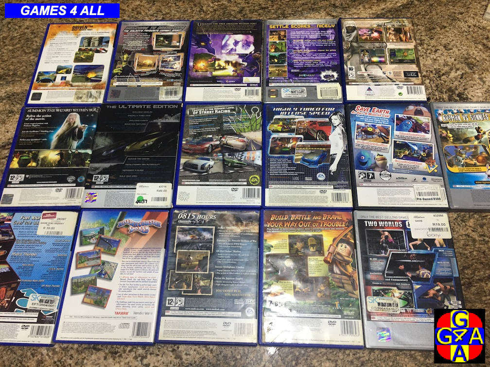 16 Playstation 2 Games - ONE BID FOR ALL!!!