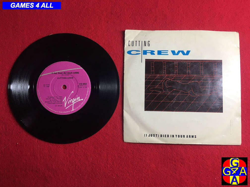 45" Record - Cutting Crew - (I Just) Died in your Arms