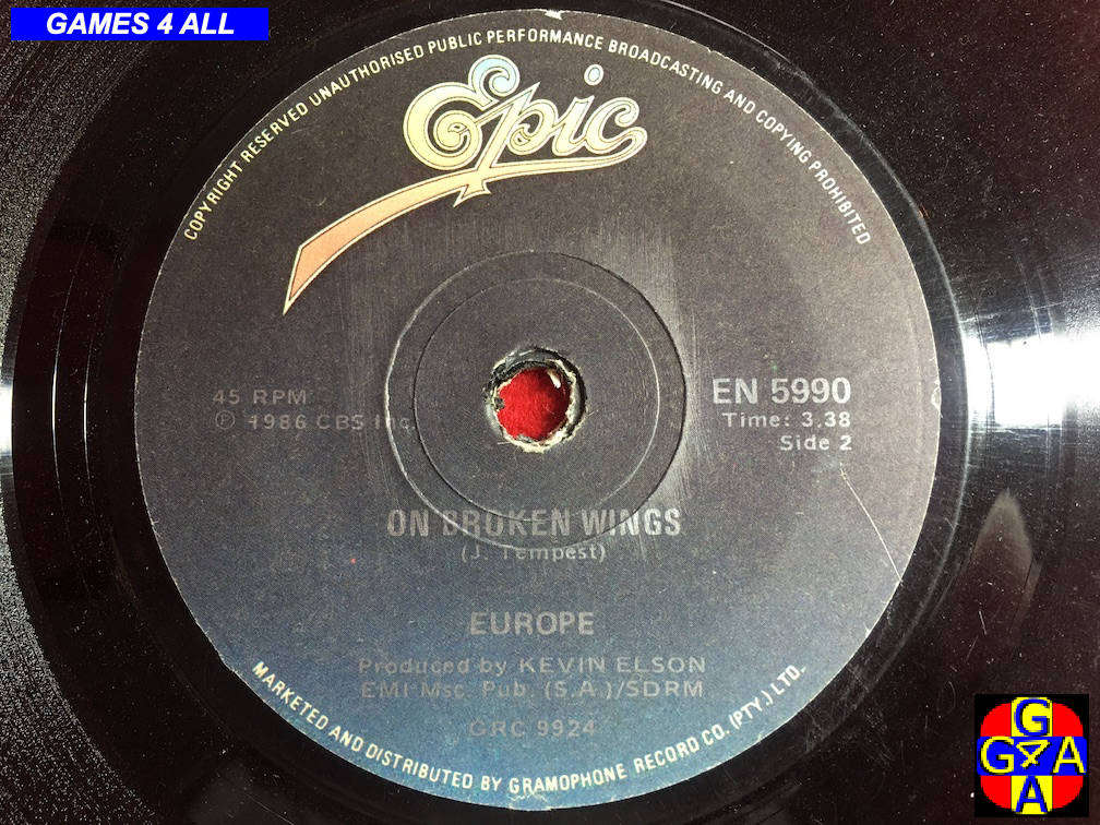 45" Record - Europe - The Final Countdown