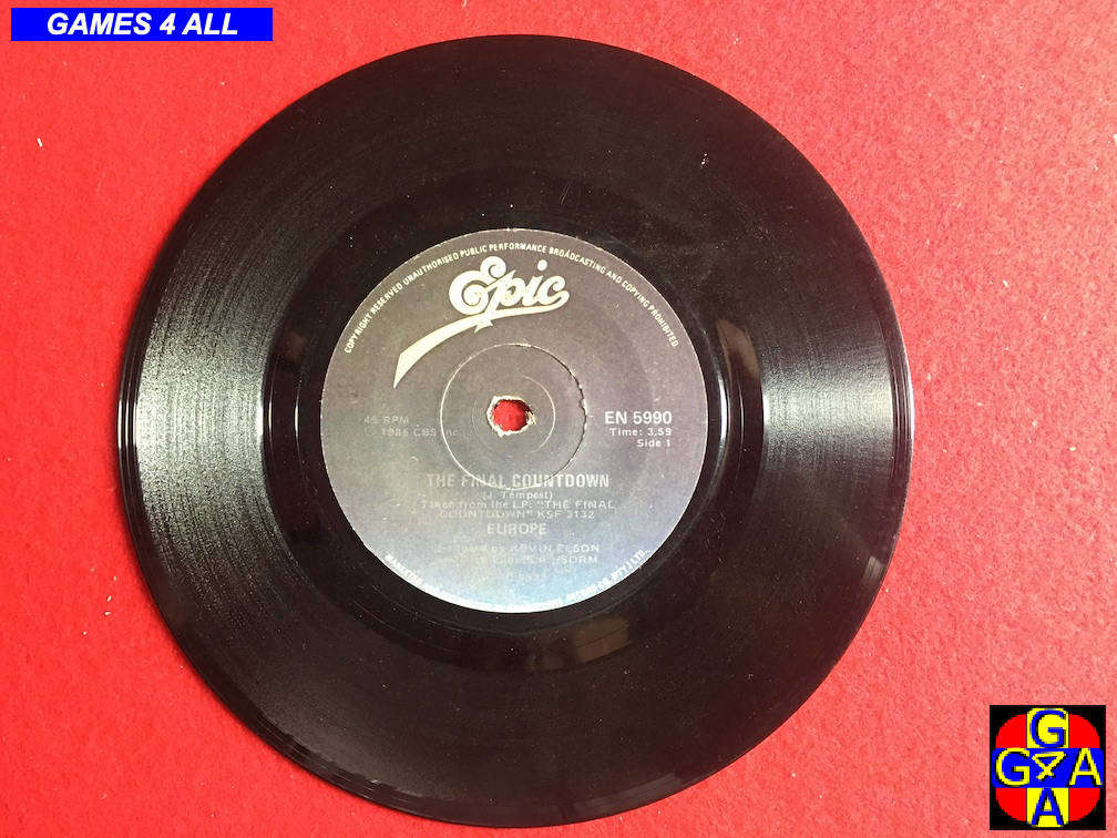 45" Record - Europe - The Final Countdown