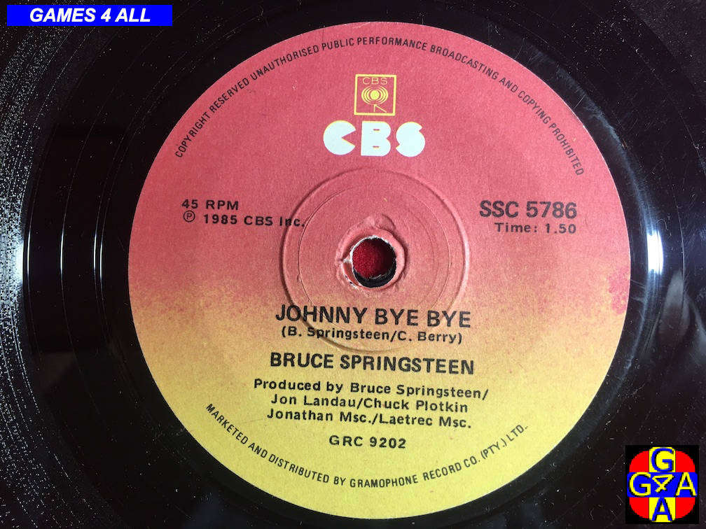 45" Record - Bruce Springsteen - I'm On Fire