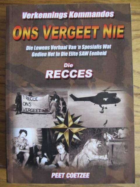 Ons vergeet nie - Peet Coetzee - geteken deur Peet Coetzee  -  1ste uitg