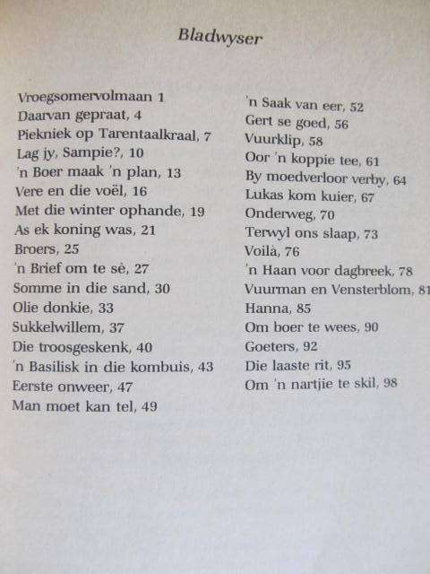 Chris Barnard  -  So onder deur die maan  - Chriskras 3