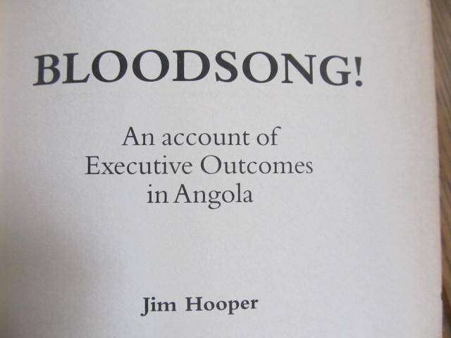 Bloodsong  -  Jim Hooper - Angola 1993-1995
