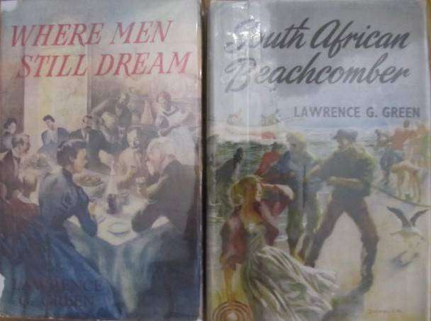 L G Green - 2 x Books  Where men still dream and South African Beachcomber