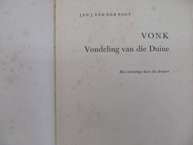 Jan J van der Post - 3 Boeke -  Vonk en Agarob en Tjeb