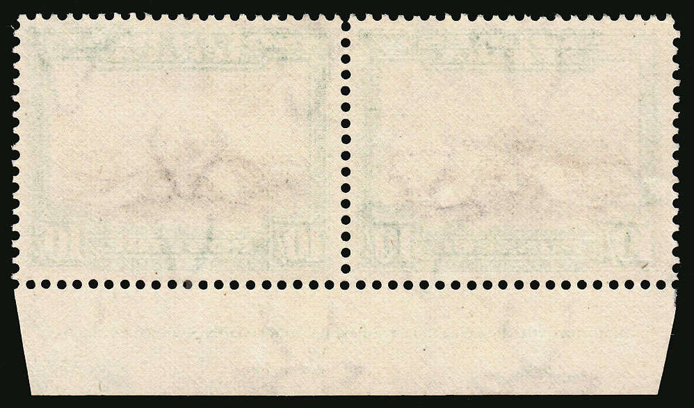 SWA 1931 WELWITSCHIA PLANT 10s PERF UP IMPRINT PAIR VERY FINE MNH. SACC 113a R4500