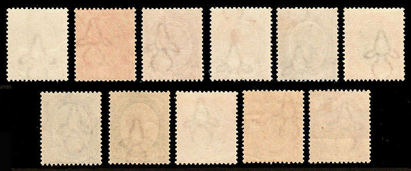SOUTH AFRIKA 1913 KINGS HEADS ½d TO 1s3 ALL WITH INVERTED WMK FINE LMM/MNH. CAT ± 9000 SEE DESCRIPTI