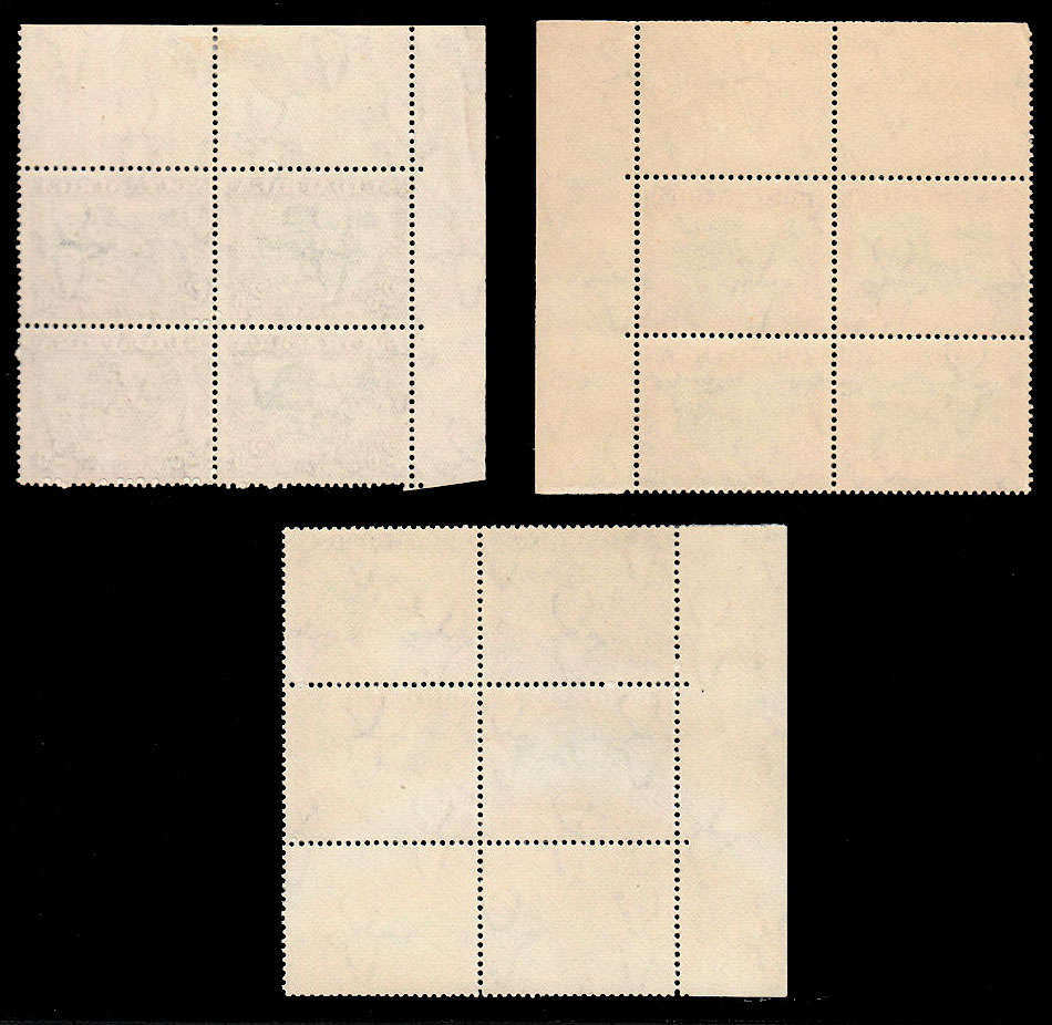 SOUTH AFRICA 1930-45 ROTOS 2s6 BLUE & BROWN SHADES x 3 CORNER BLOCKS VERY FINE MNH SACC 50a R10800