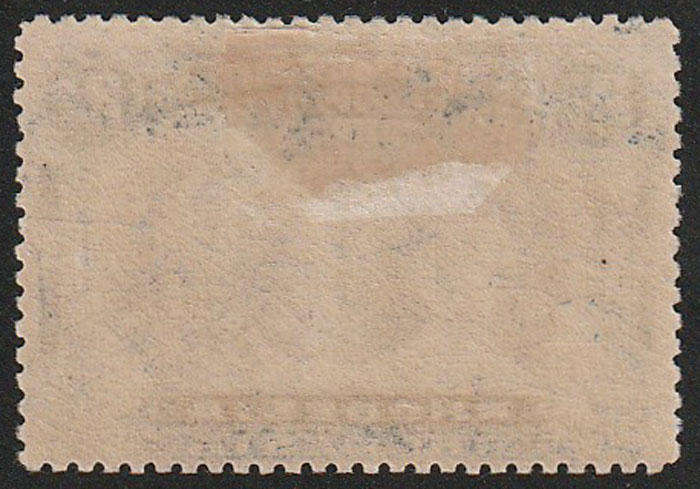 RHODESIA BSAC 1910 DOUBLE HEAD 2d BLACK AND SLATE SHOWING REENTRIES TO RIGHT SCROLLS MINT. SACC 129