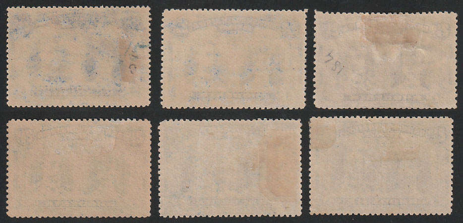 RHODESIA 1910 DOUBLE HEADS, 2½d SELECTION OF SHADES INCL PERF 15 AND 13½ MOSTLY LMM