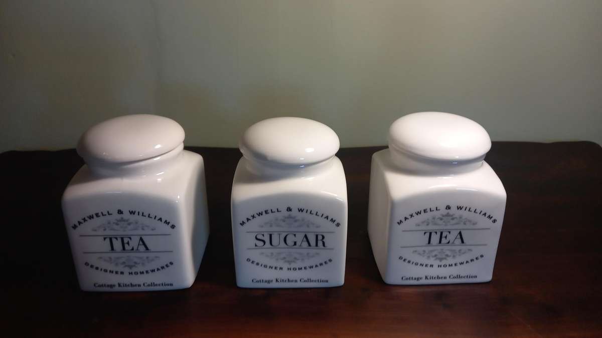 3 X CANISTERS MAXWELL WILLIAMS