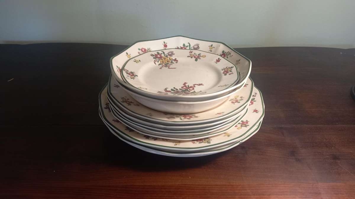 Royal Doulton Old Leeds Spray 10 Pieses