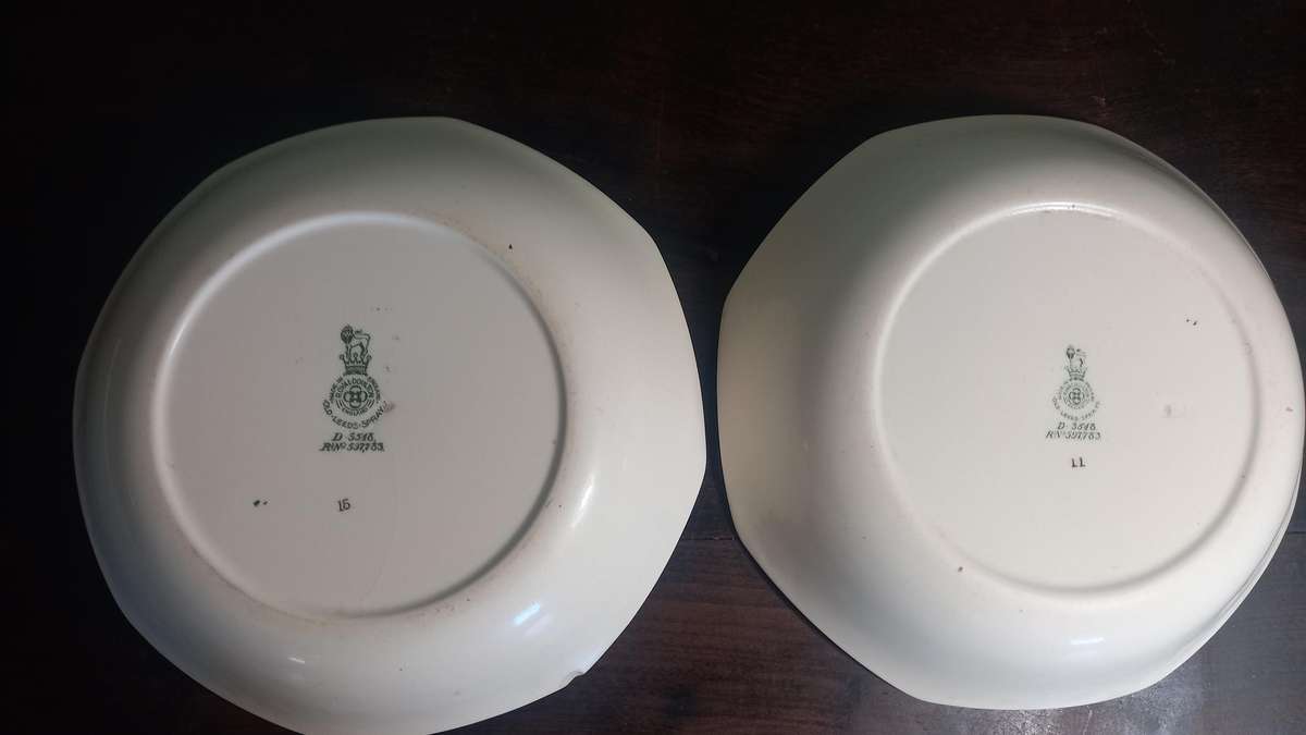 Royal Doulton Old Leeds Spray 10 Pieses