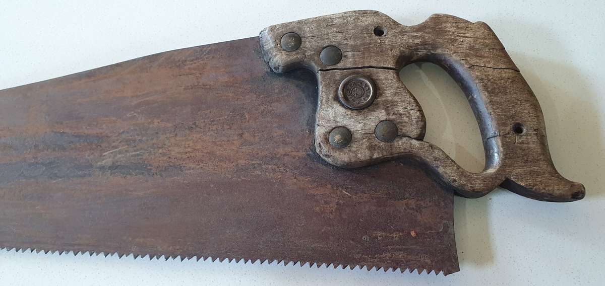 Vintage DISSTON PHILA saw as per photo