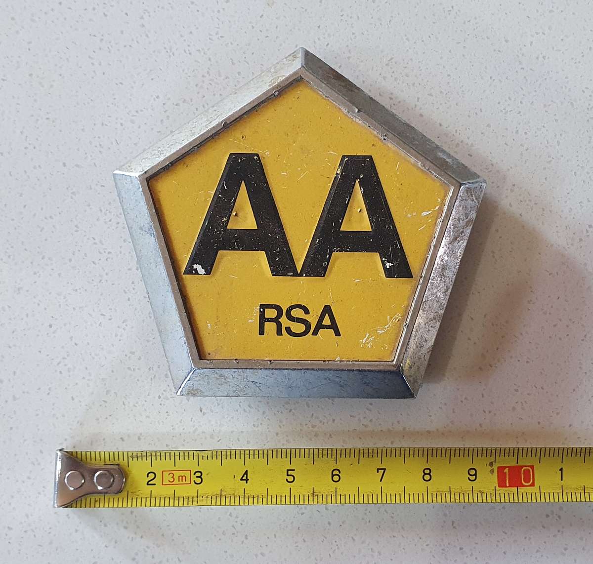 Vintage AA car badge as per photos