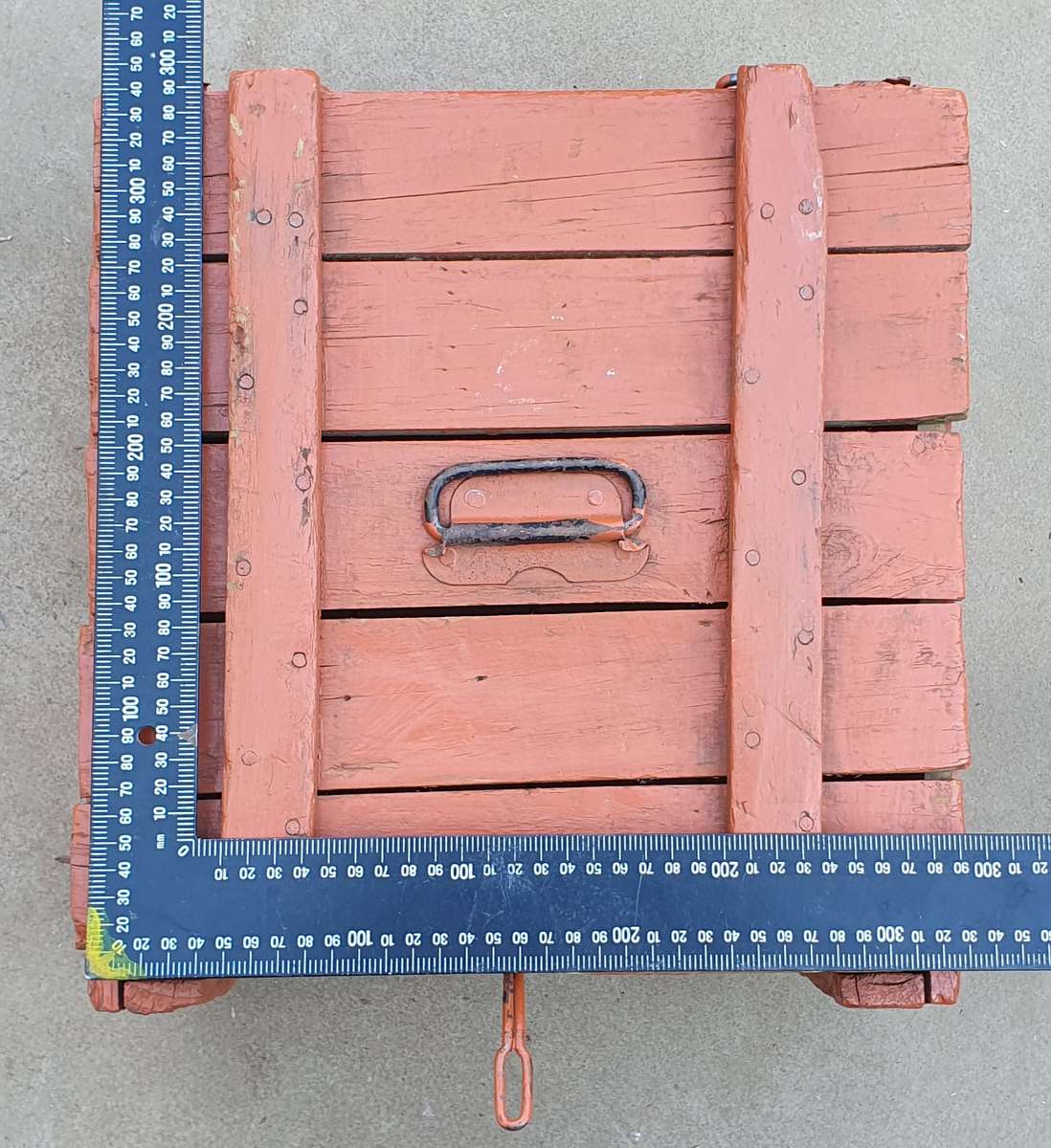 Vintage wooden egg crate as per photos