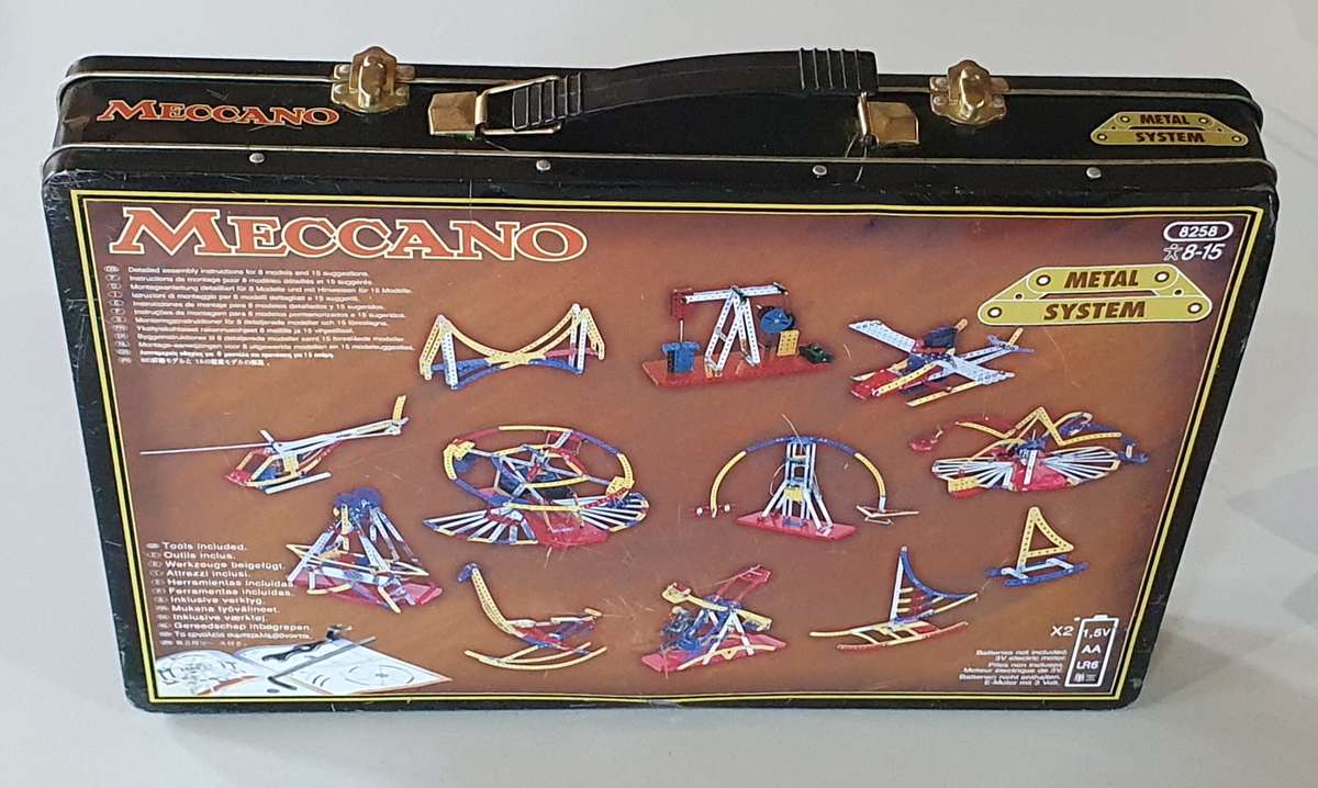 Meccano tin case as per photos