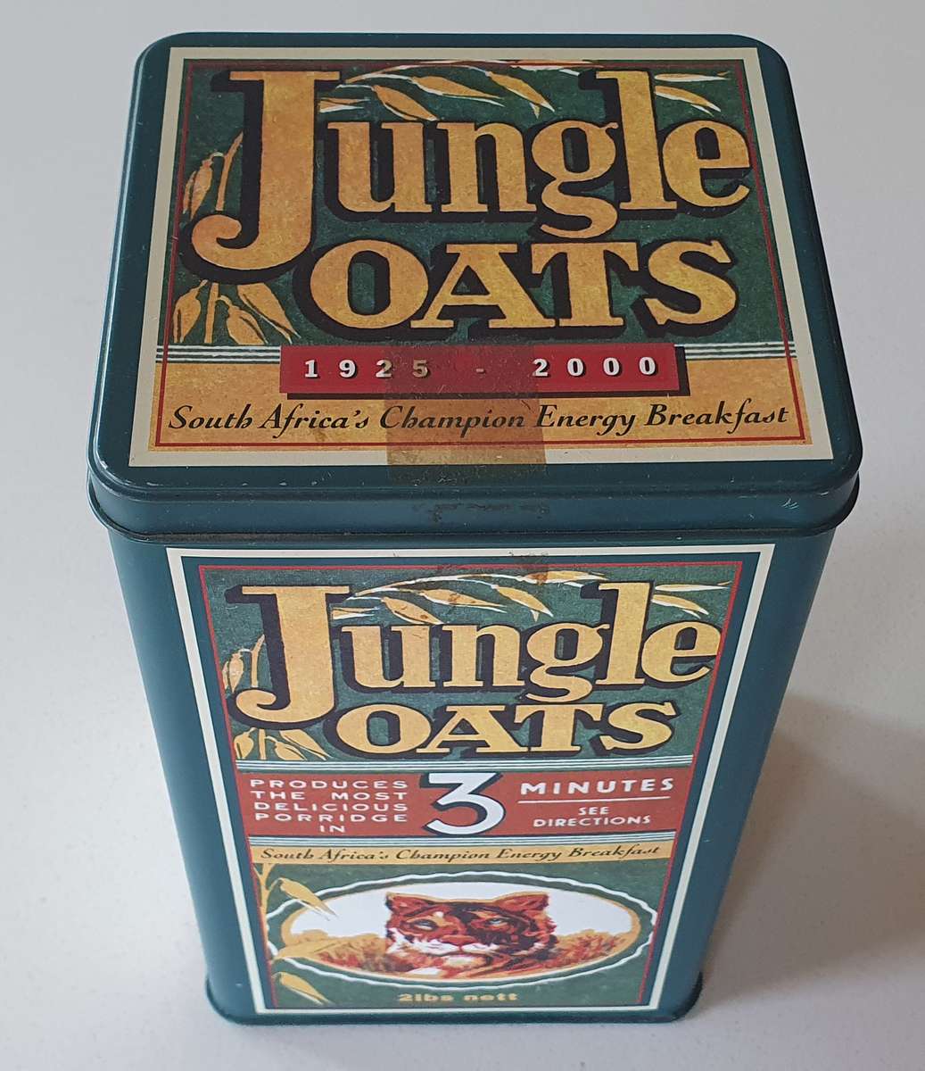 JUNGLE OATS tin as per photo