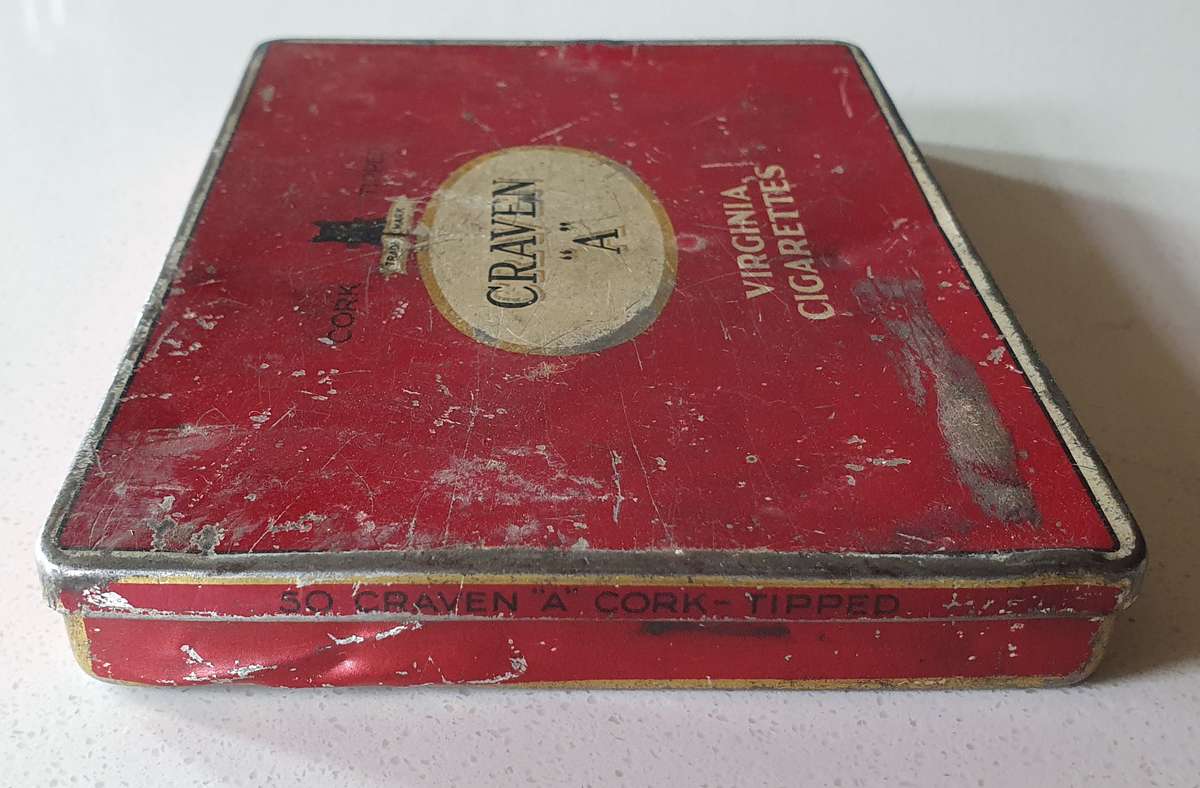 CRAVEN A  Cigarettes tin as per photos