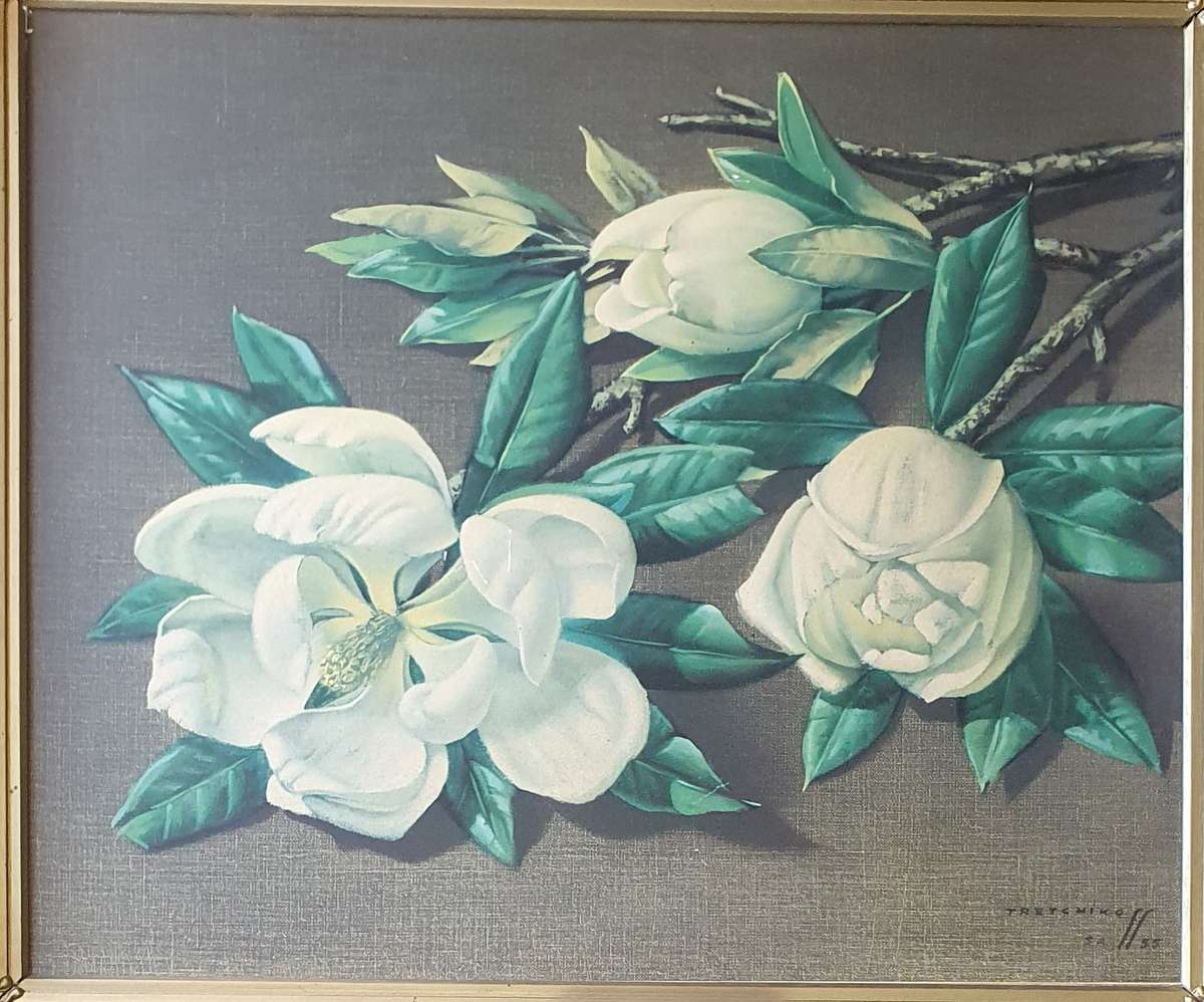 Vintage framed TRETCHIKOFF print as per photo