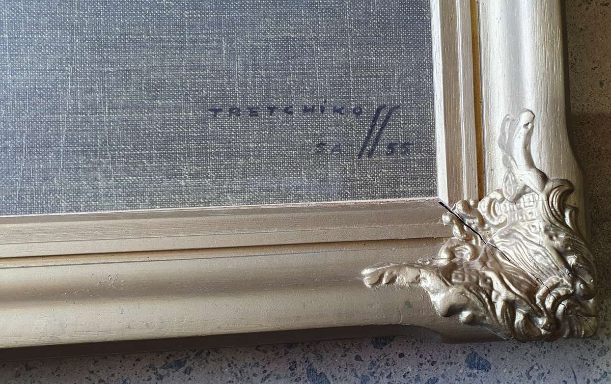 Vintage framed TRETCHIKOFF print as per photo