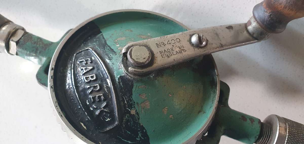 Vintage FABREX No.400 hand drill - made in England as per photo