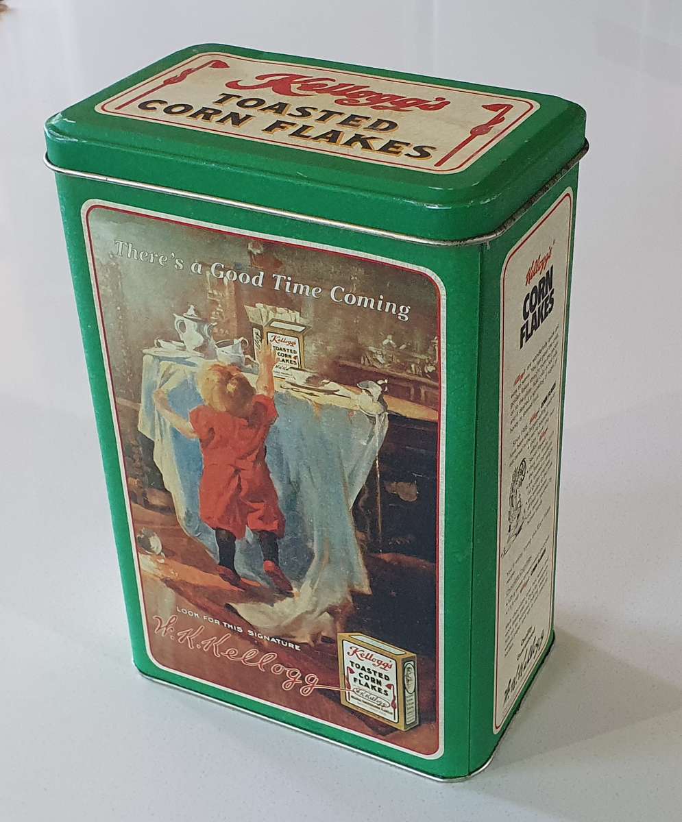 Kellogg's tin as per photos