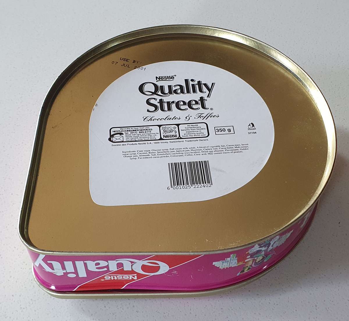 Nestle QUALITY STREET tin as per photos
