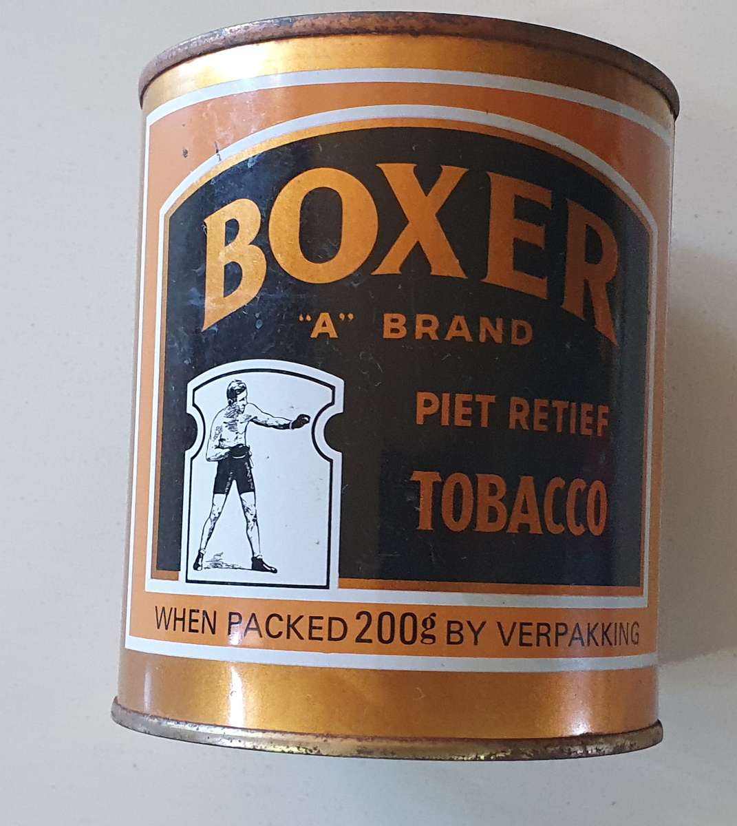 BOXER tobacco tin as per photos
