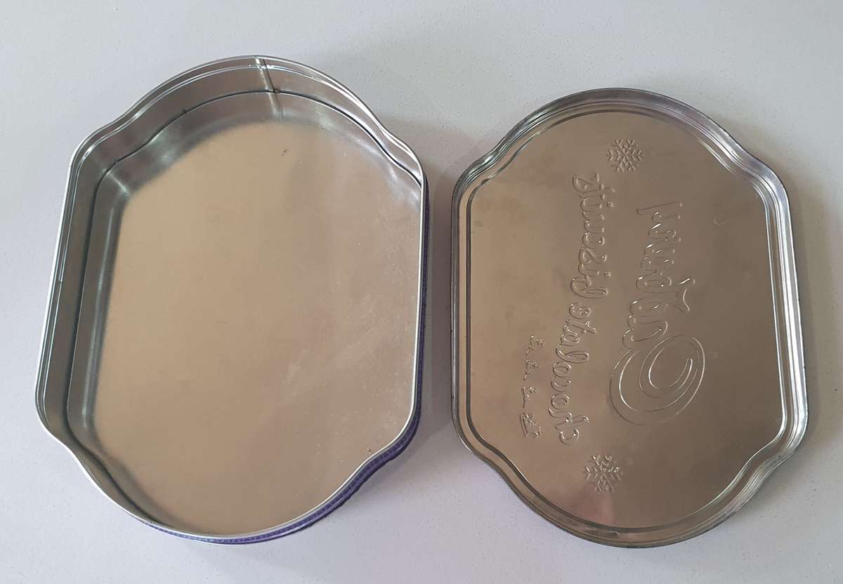 CADBURY tin as per photos