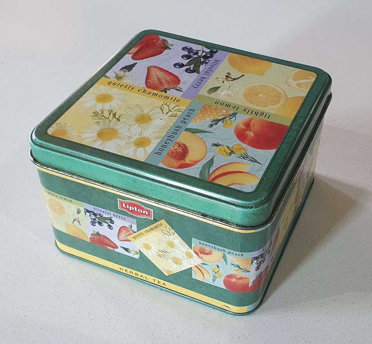 LIPTON TEA tin as per photo.