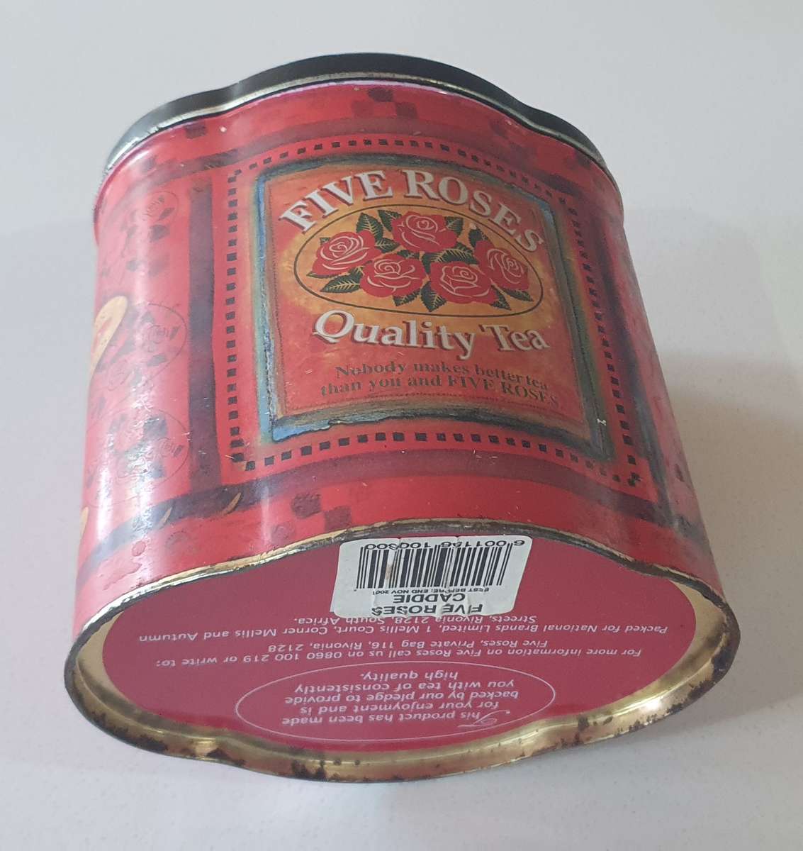 FIVE ROSES TEA tin as per photo