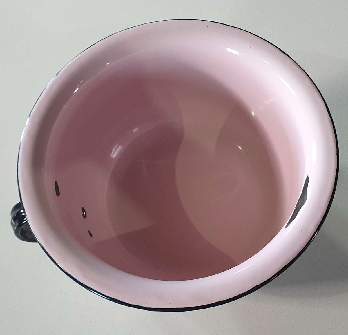 Vintage enamel bedpan as per photos