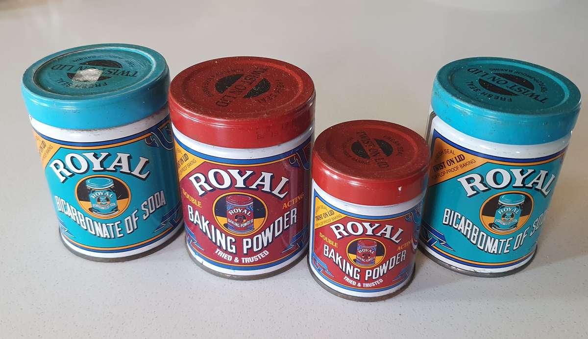 4 ROYAL tins as per photos