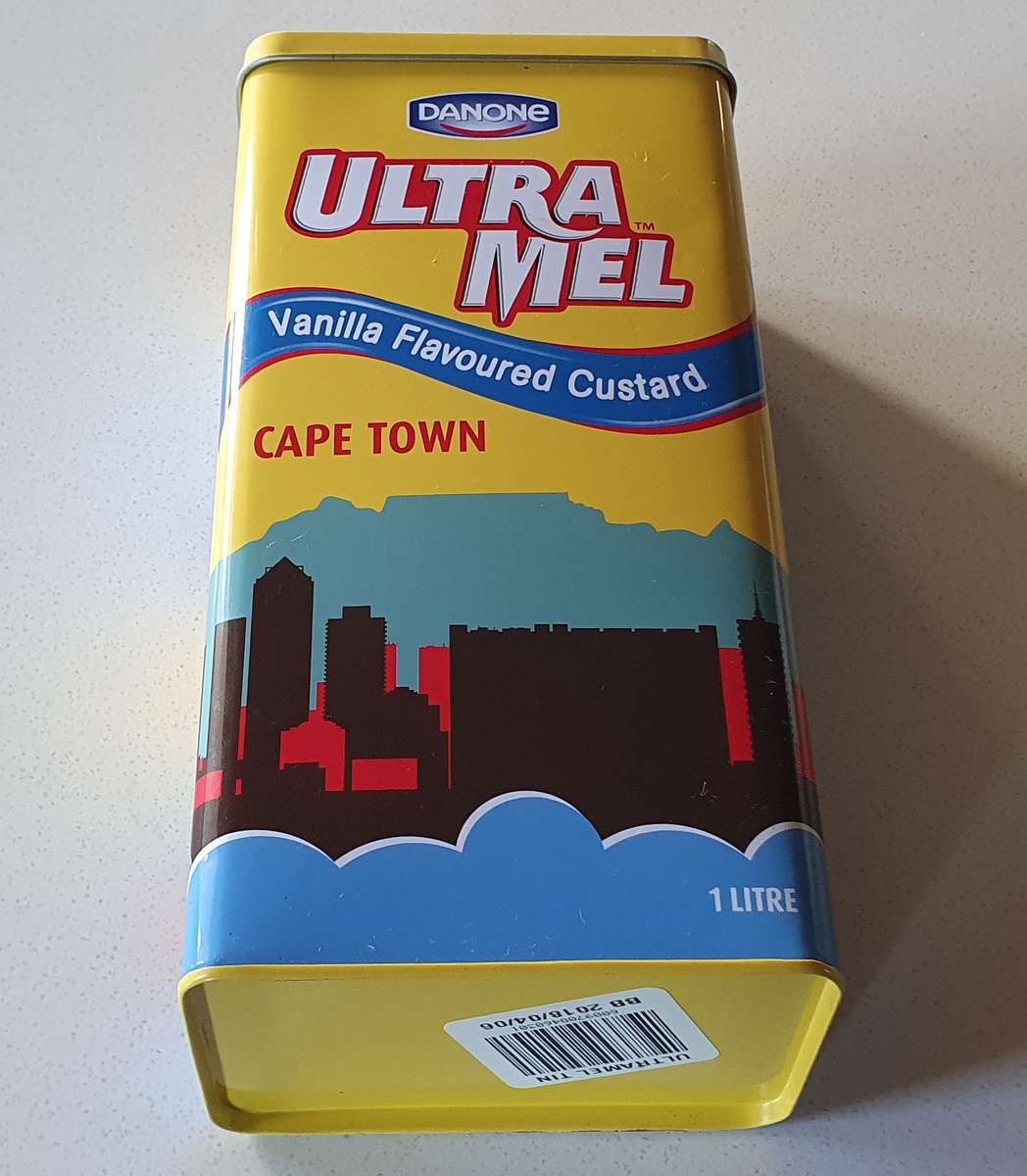Ultra Mel custard tin as per photos