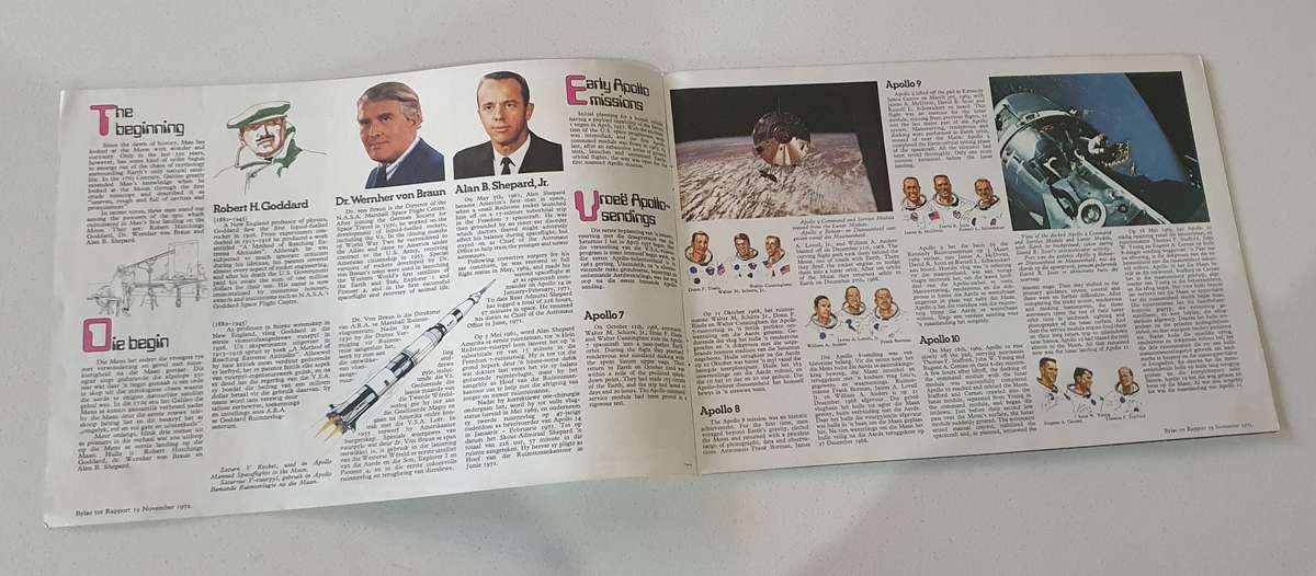 CALTEX 1972 bylae tot Rapport - The Apollo Epic as per photo