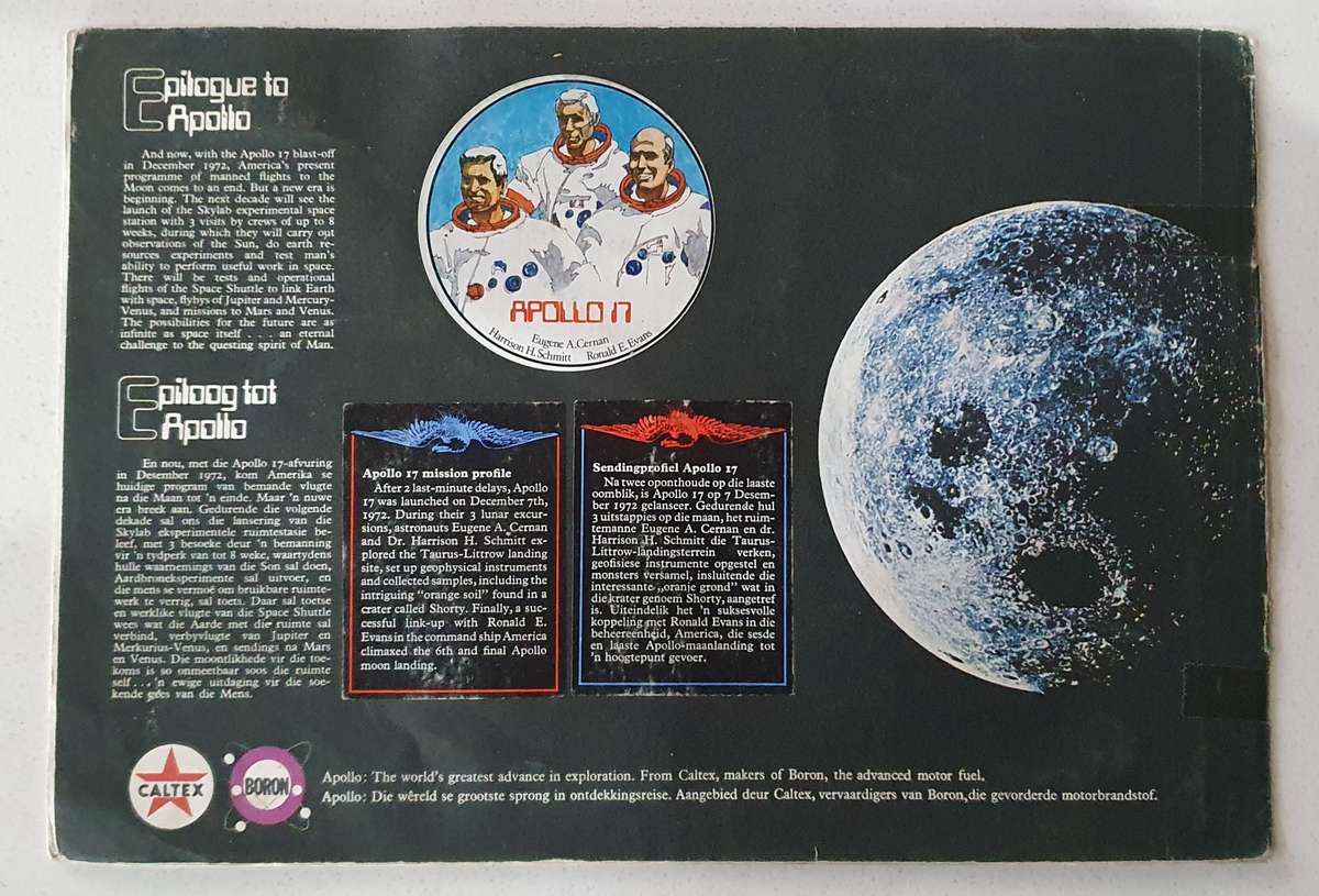 CALTEX 1972 bylae tot Rapport - The Apollo Epic as per photo