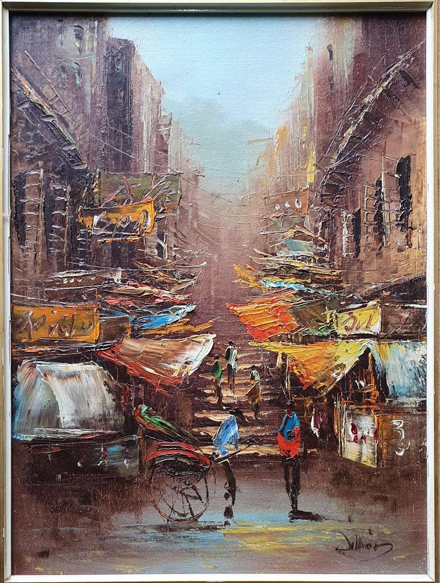 Original framed oil painting as per photos
