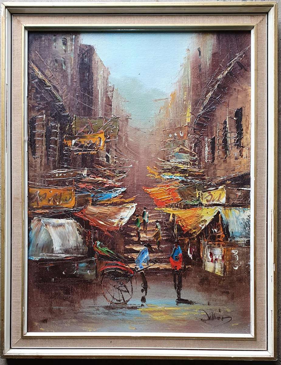 Original framed oil painting as per photos