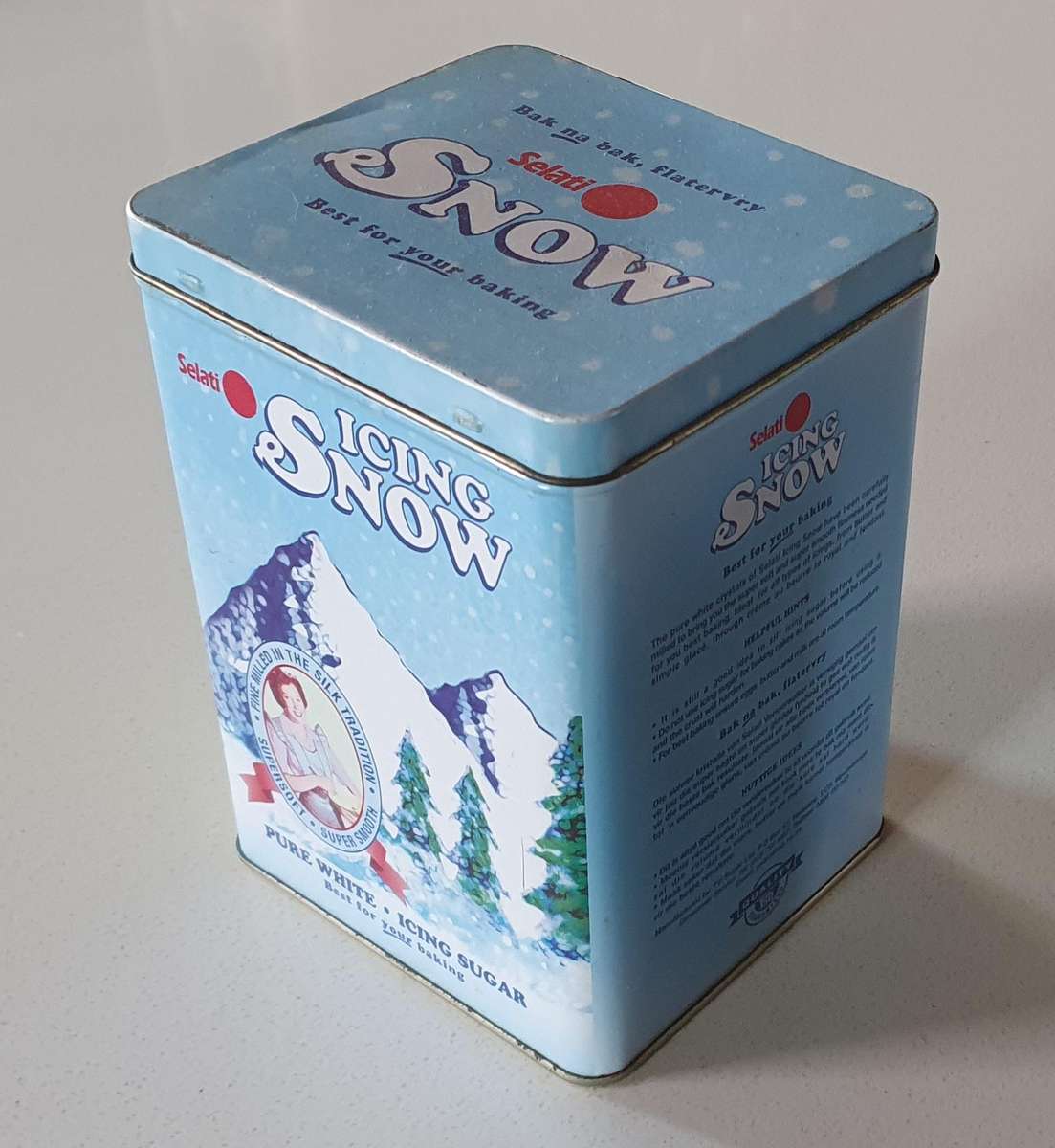 SELATI SUGAR tin as per photo.