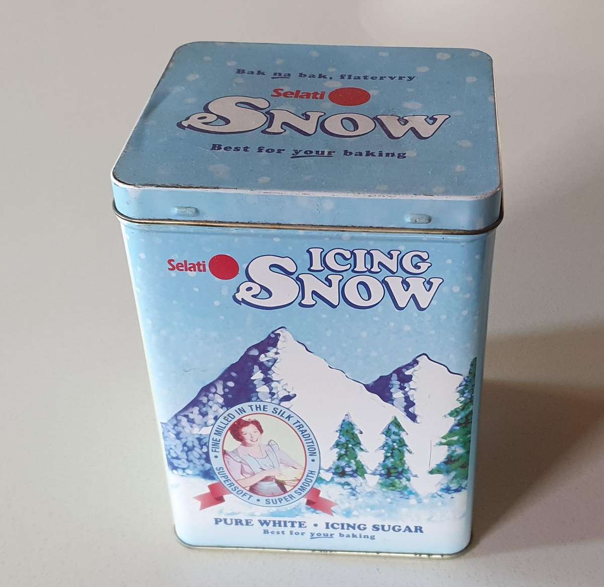 SELATI SUGAR tin as per photo.