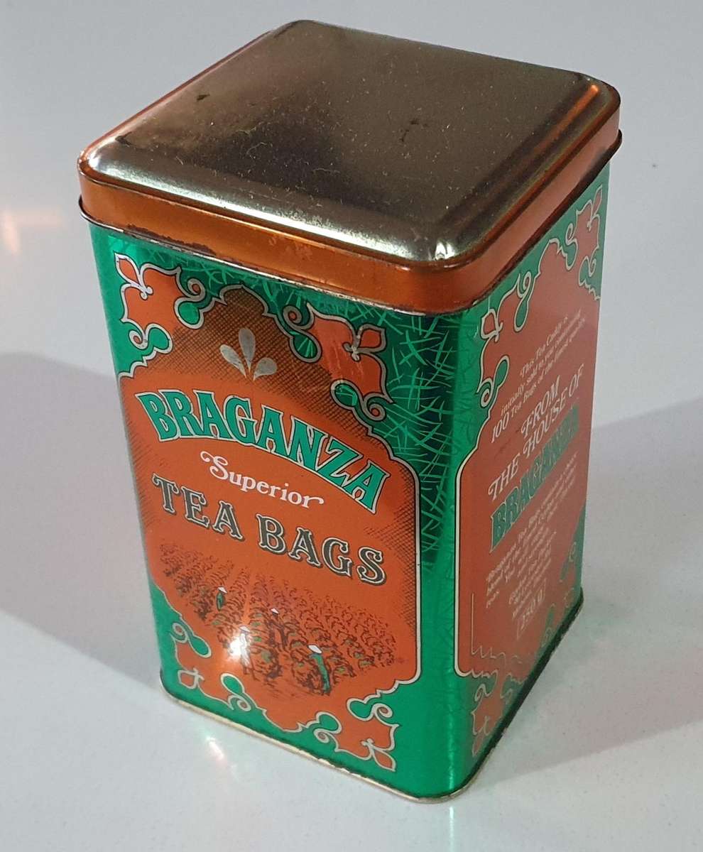 BRAGANZA TEA tin as per photos